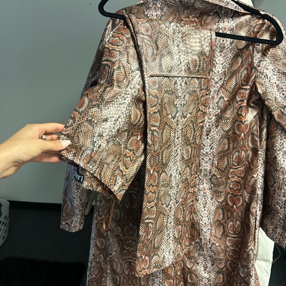 I.AM.GIA brown snakeskin jacket and pants set - Picture 4 of 5